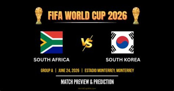 South Africa vs South Korea Prediction: A High-Stakes Collision in the 2026 World Cup